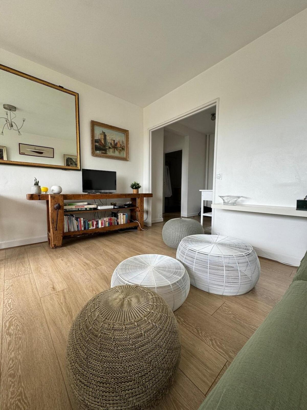 Appart' La Rochelle, Parking & Terrasse, 4 Pers